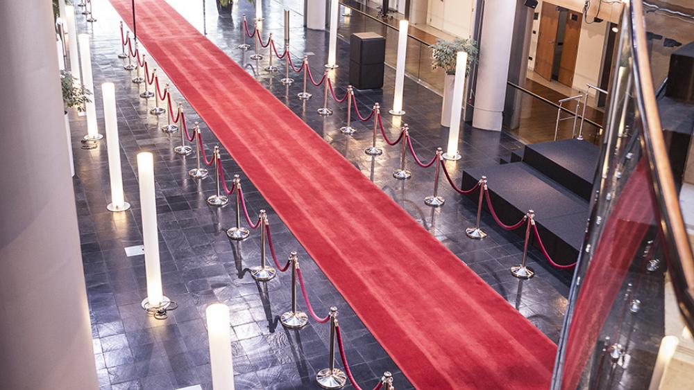 Le tapis rouge des officiels