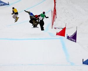 L'or pour Pierre Vaultier en snowboardcross