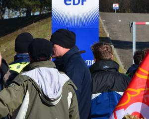 Grève prolongée des salariés d'EDF à Strasbourg