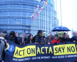 Acta divise les députés du Parlement européen