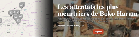 Carte interactive: les attentats les plus meurtriers de Boko Haram