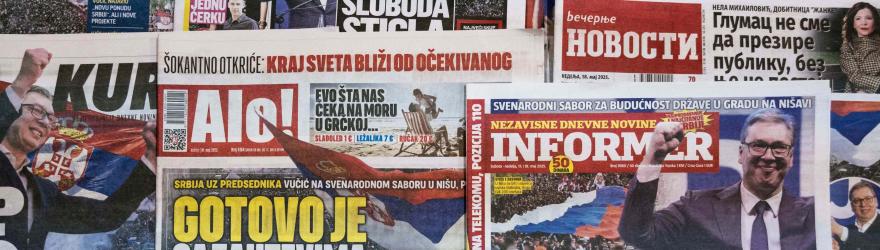 Face à la propagande du pouvoir serbe, la lente reconquête de l'information