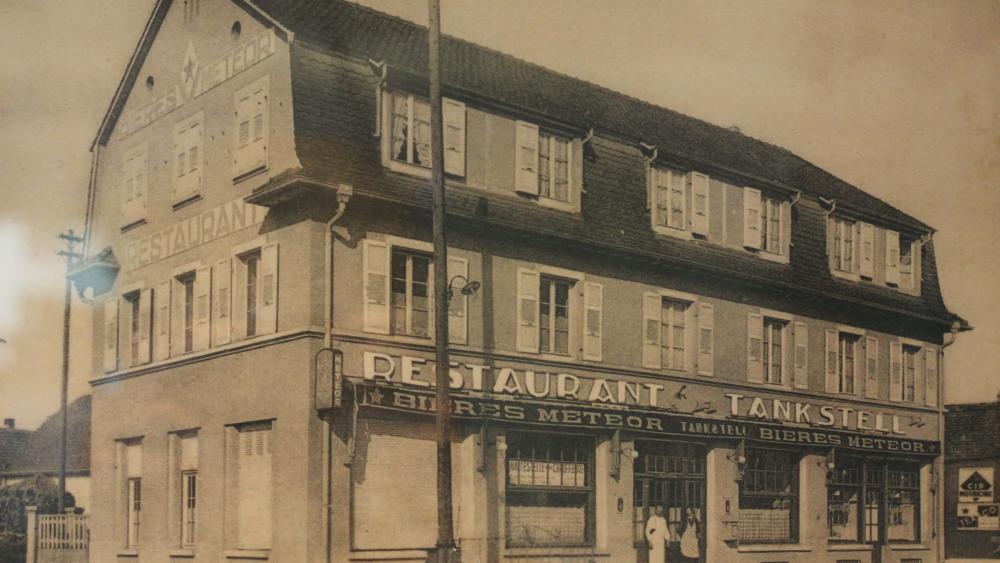 Le restaurant Tankstelle au début du XXe siècle. Photo DR
