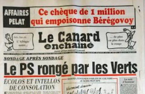 "Une" du Canard enchaîné, 10 mars 1993, numéro 3776