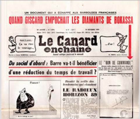 "Une" du Canard enchaîné, 10 octobre 1979