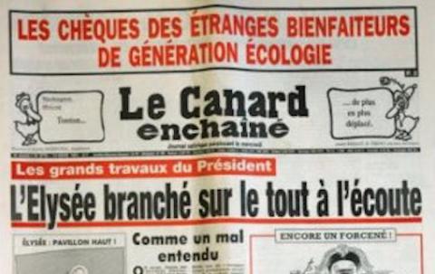 "Une" du Canard enchaîné, 10 mars 1993